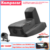 Kampacar BM33-2K 1440P Wifi Car Dvr Camera DashCam For BMW I3 I3S Series 249mm buckle 2018-2022 10% Cars Dash Cam
