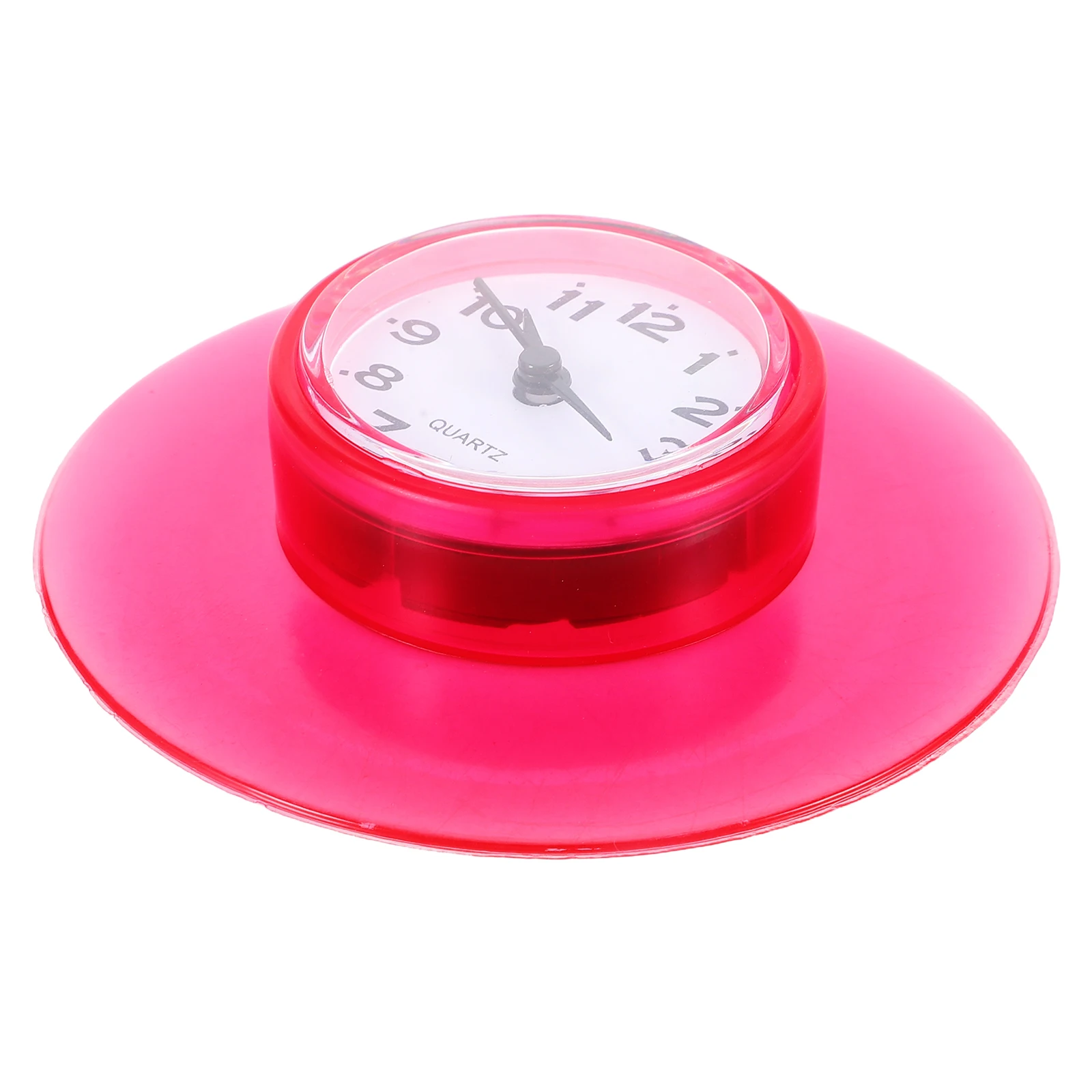 

Wall Clock for Bathroom Waterproof Suction Cup Timer Silent Kitchen Toilet Pool Supplies Stylish Elegance Humid Environments