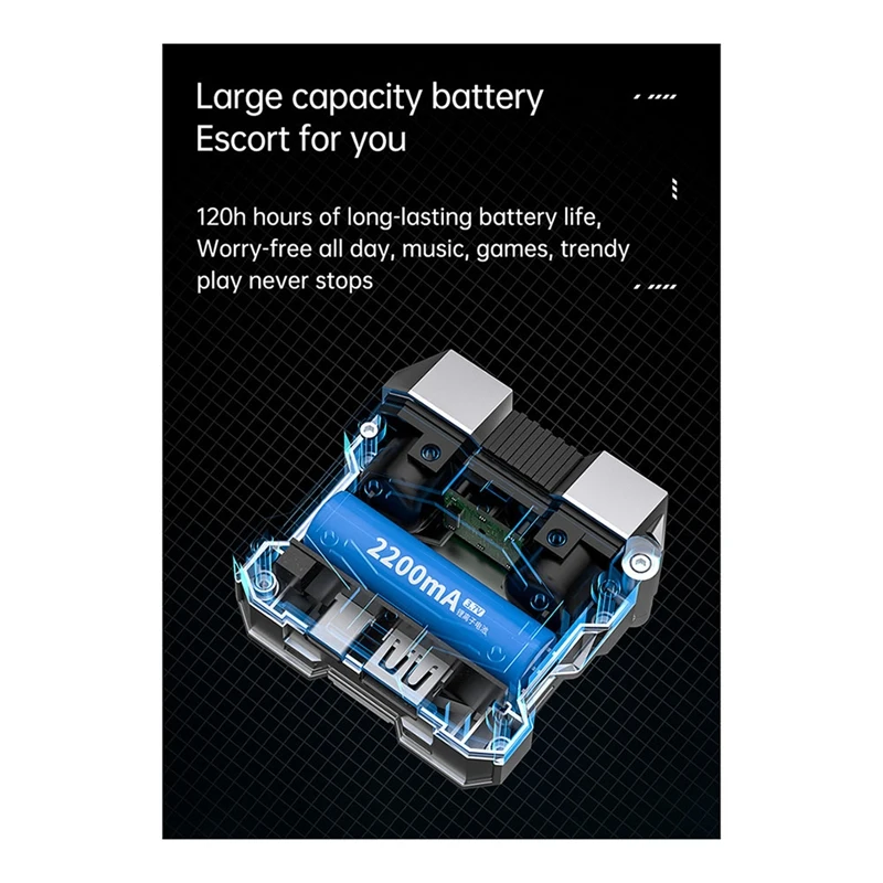 M45 Mecha-auriculares inalámbricos para videojuegos, cascos con Bluetooth 5,3, TWS, con pantalla Digital táctil, reducción de ruido, estéreo, para música, novedad