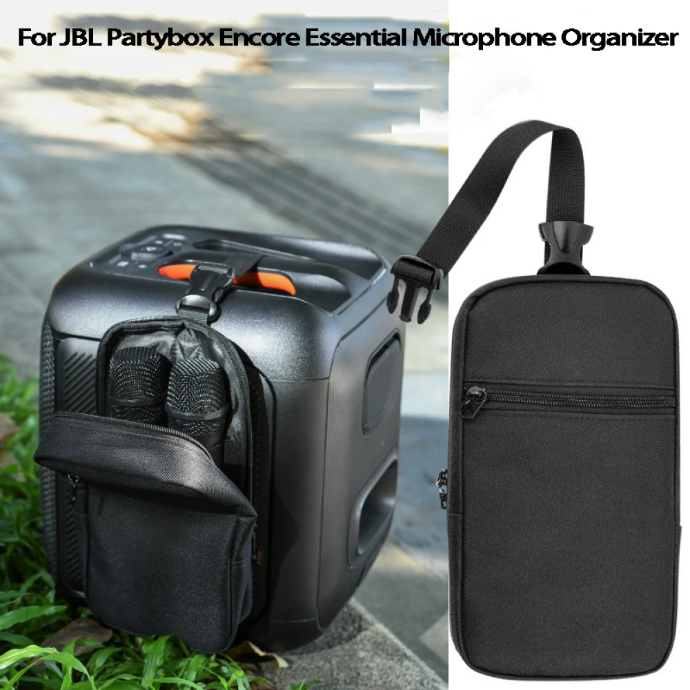 Microphone Portable Storage Bag for J BL Partybox Encore Essential Bluetooth K Song Box Travel Carrying Case