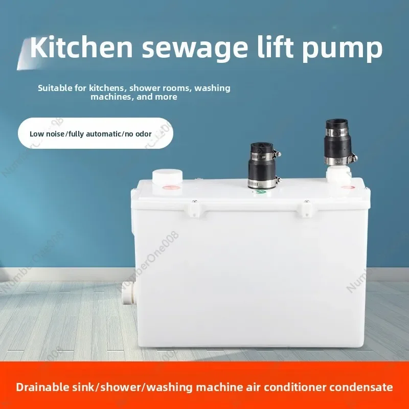 

Автоматический канализационный насос-эжектор, погружной измельчающий насос для подвалов, туалетов и кухонь, система удаления сточных вод 110В/220В