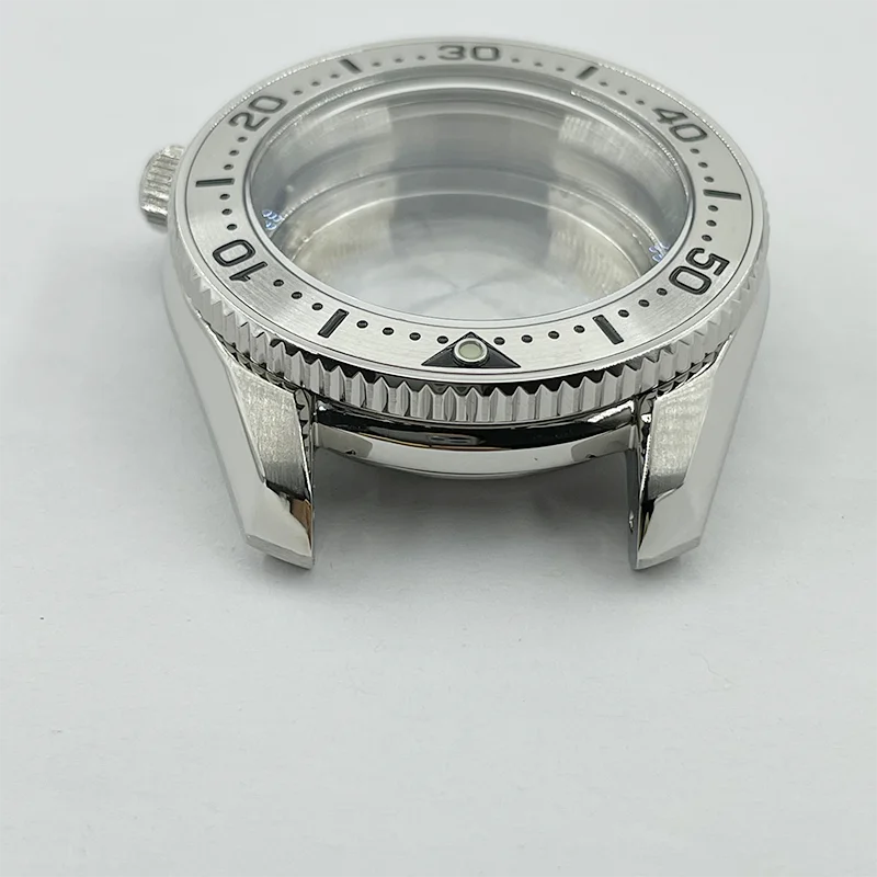 Solid 42mm Stainless Steel SPB185/187 Case Sapphire Glass 200m Water Resistant Suitable For NH35/36 Movement Watch Modification