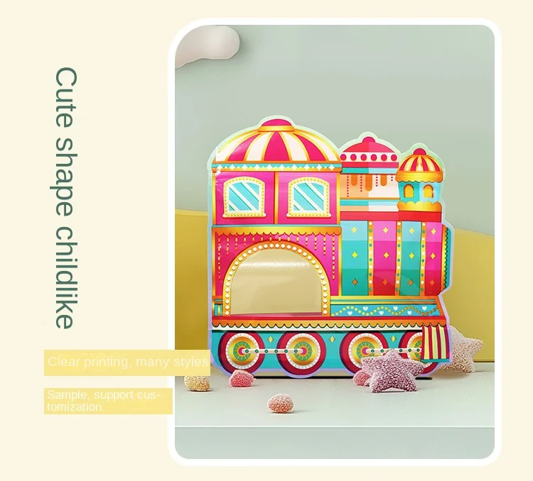 10/50 Stück Märchenhafte Süßigkeitentüten, lebensmittelecht, mit Reißverschluss, versiegelte Snackbeutel für Kekse, Süßigkeiten, Hochzeiten, Kindergeburtstage, Partygeschenke – Detail 7