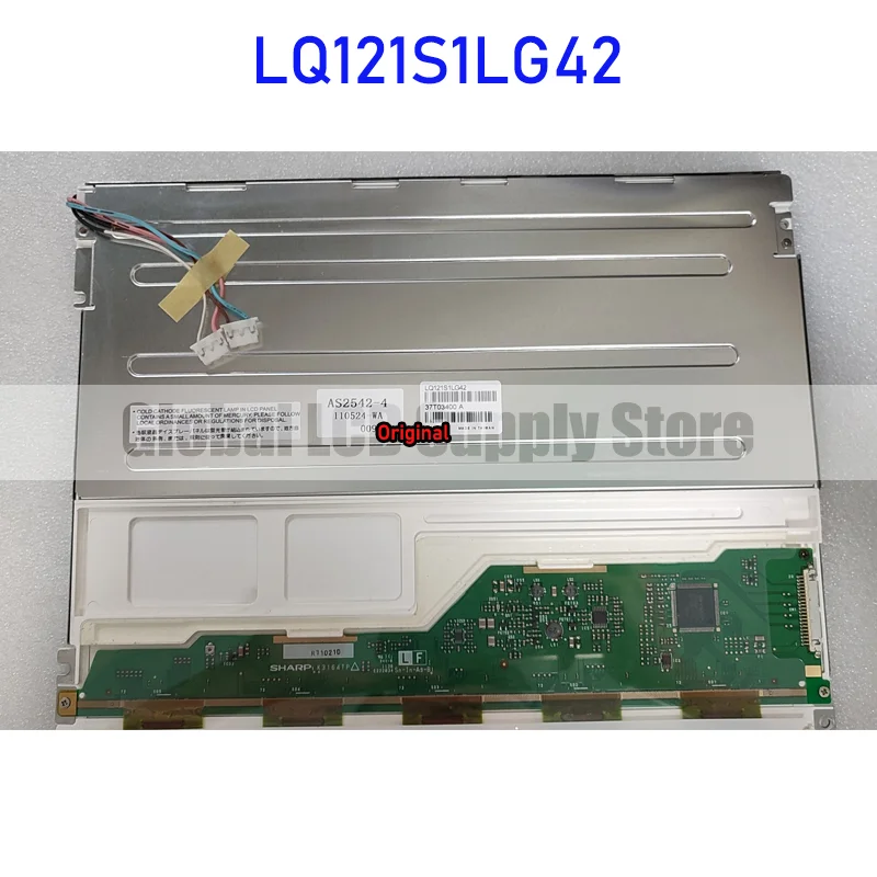 

LQ121S1LG42 12.1 Inch LCD Display Screen Panel Original for Sharp 20 Pins Connector Industrial 100% Tested Brand New