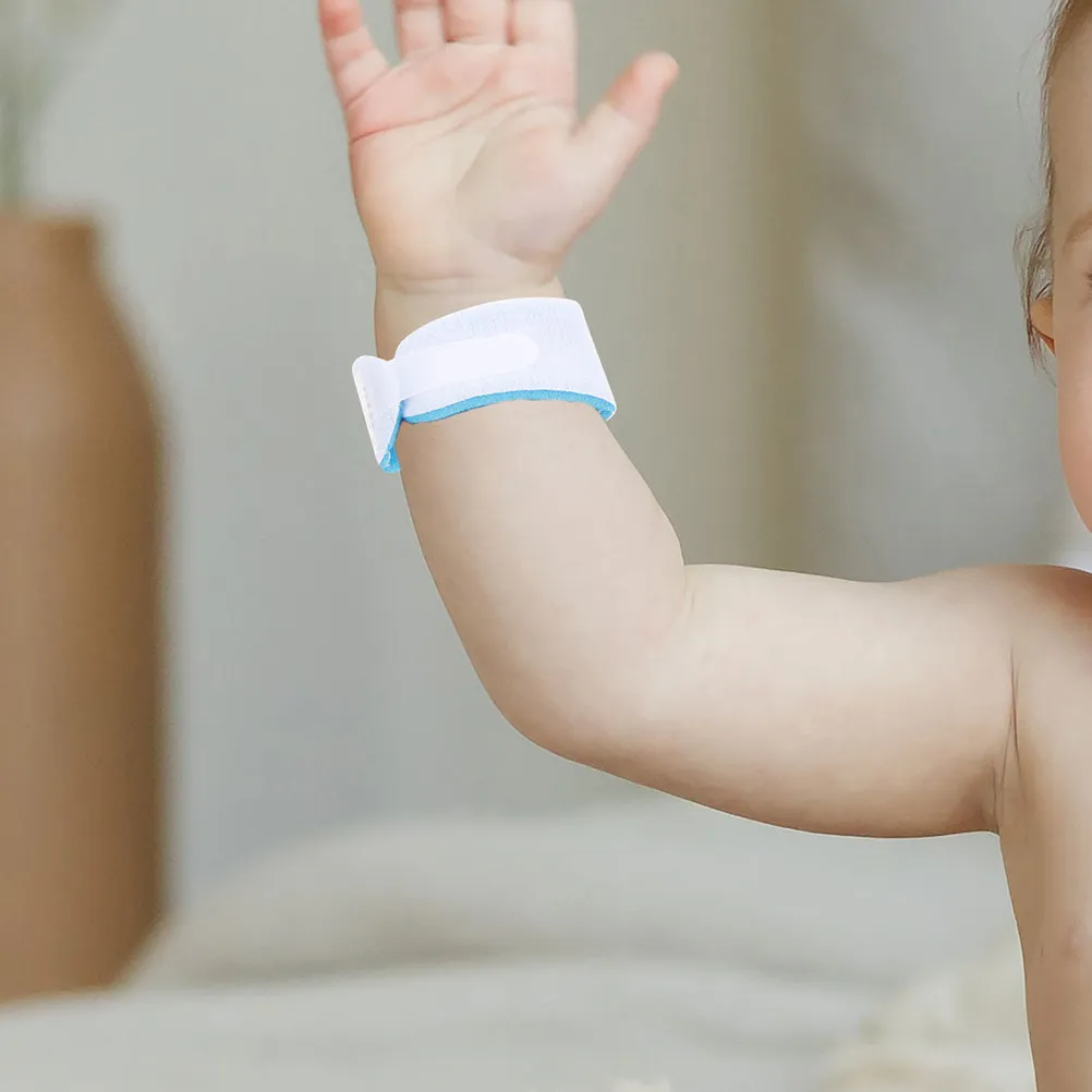 

2Pcs Comfortable Baby Id Wristband Sponge Identification Band for Newborn Recognition Hospital Use Public Place Safety Easy