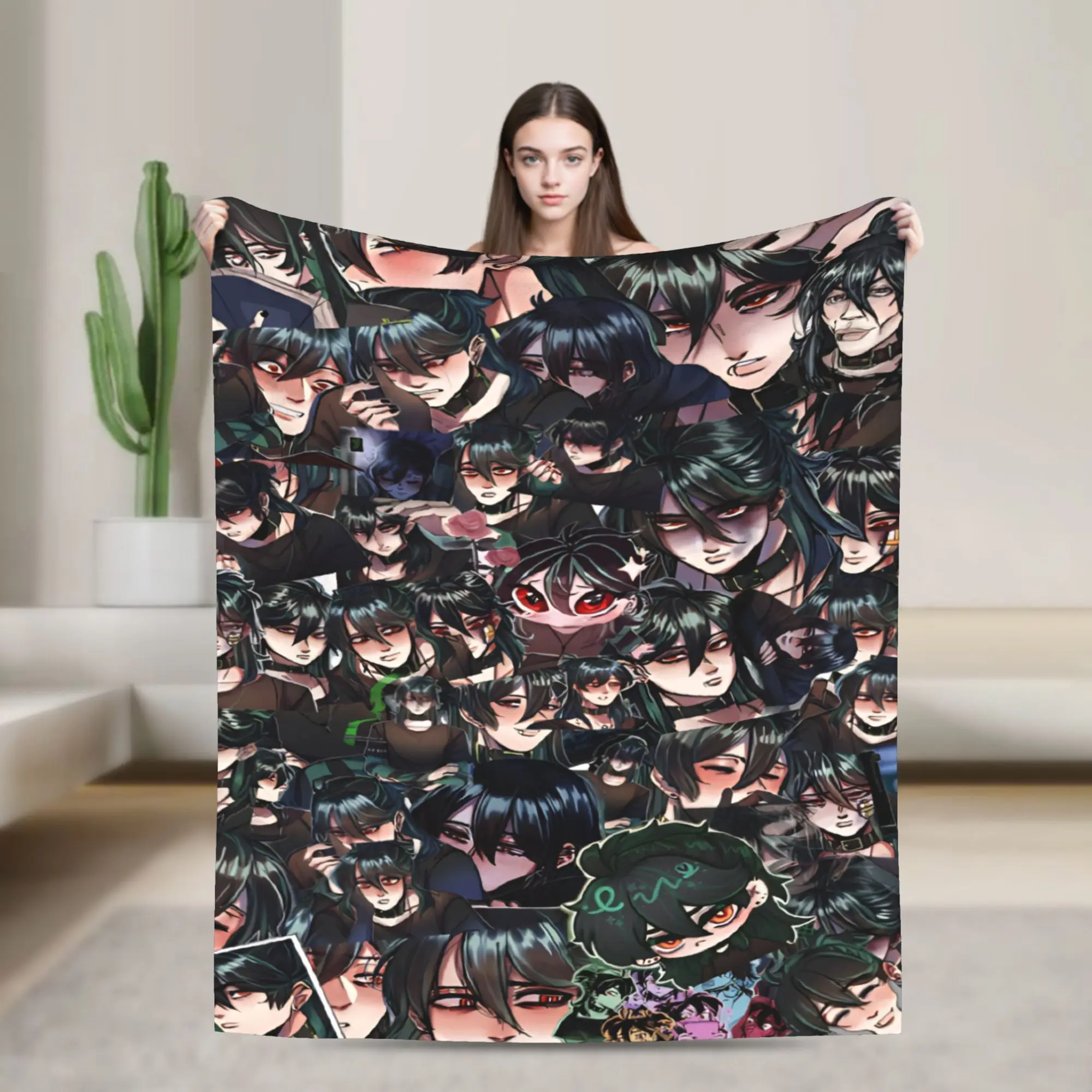 Funny The Kid At The Back Blankets Soft Flannel  Comfortable Throw Blanket Machine Washable