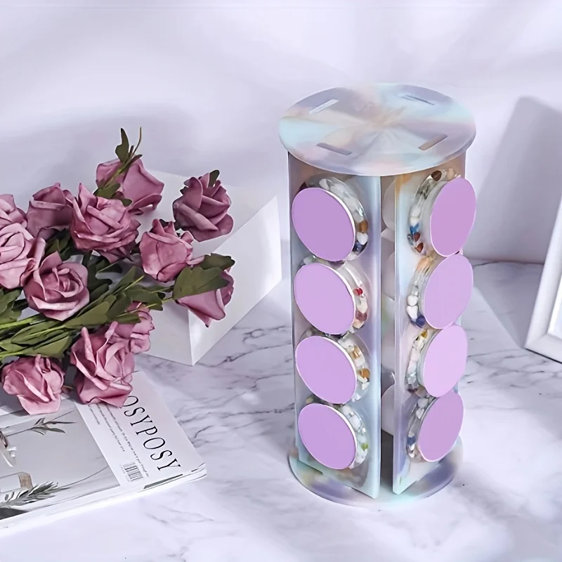 1 Set Coffee Rack Resin Mold, DIY Jewelry Rack Organizer Essential Oil Rack, Jewelry Lipstick Display Rack Home Decoration Party
