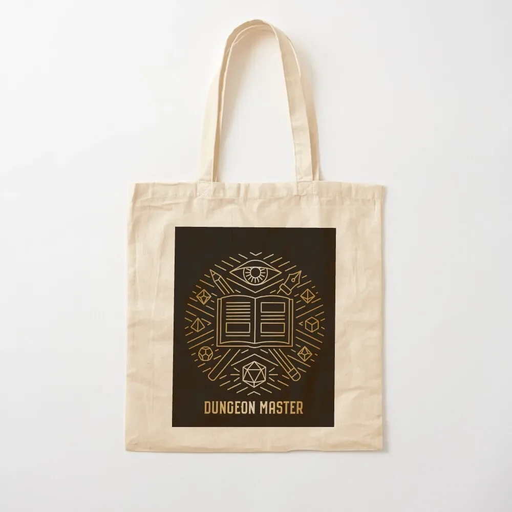 Dungeon Master - Gold Tote Bag tote bag women Custom bag