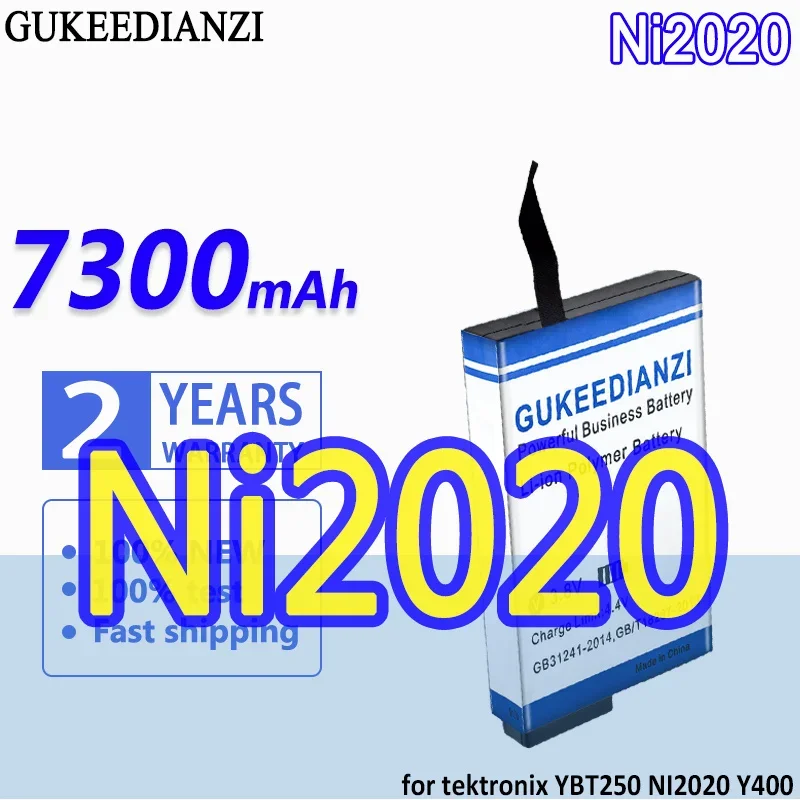 

High Capacity GUKEEDIANZI Battery 7300mAh for tektronix YBT250 Ni2020 Y400