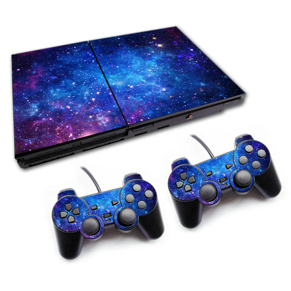 New arrival design vinyl decal game accessories for ps2 slim 70000 skin sticker