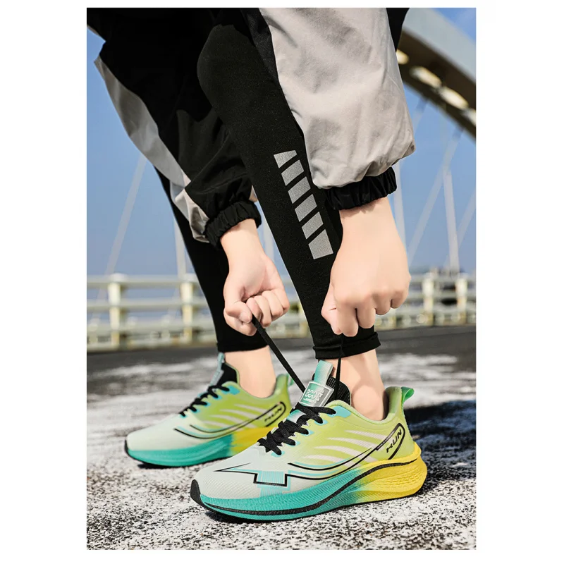 Męskie buty 2025, nowe sportowe buty na wiosnę i jesień, wytrzymałe i lekkie buty do biegania, oddychające dla nastolatków, dla uczniów szkół średnich.