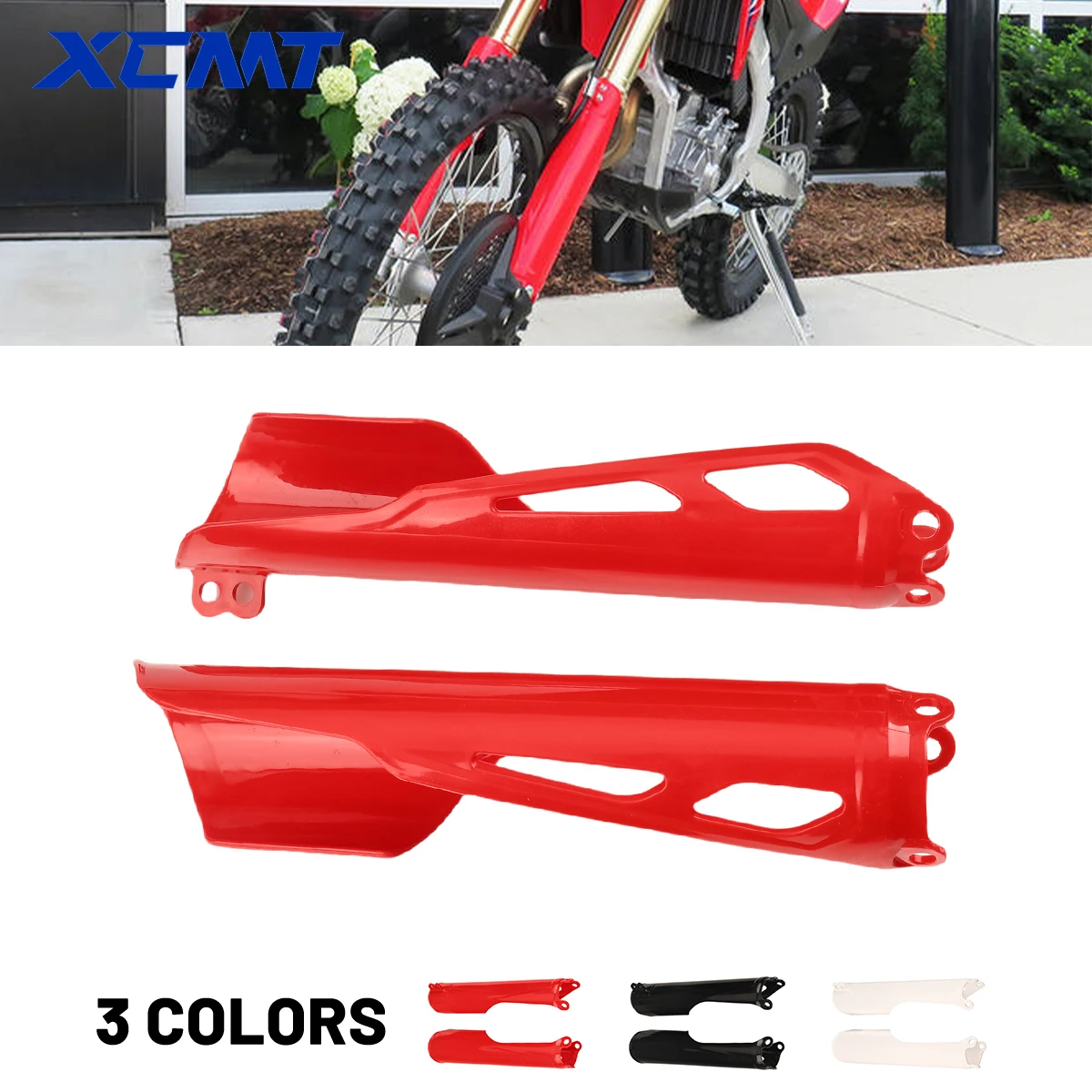 

Front Fork Guard Protector For Honda CRF250R CRF450R CRF250RX CRF450RX CRF450RL CRF450L CRF300RX Dirt Bike Fork Tube Cover Parts