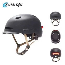 Smart4u Ultralight Road MTB Urban Bicycle Men Safety Helmet Sport Adult Cycling Smart Bike Signal Led Light Alert Riding Women's