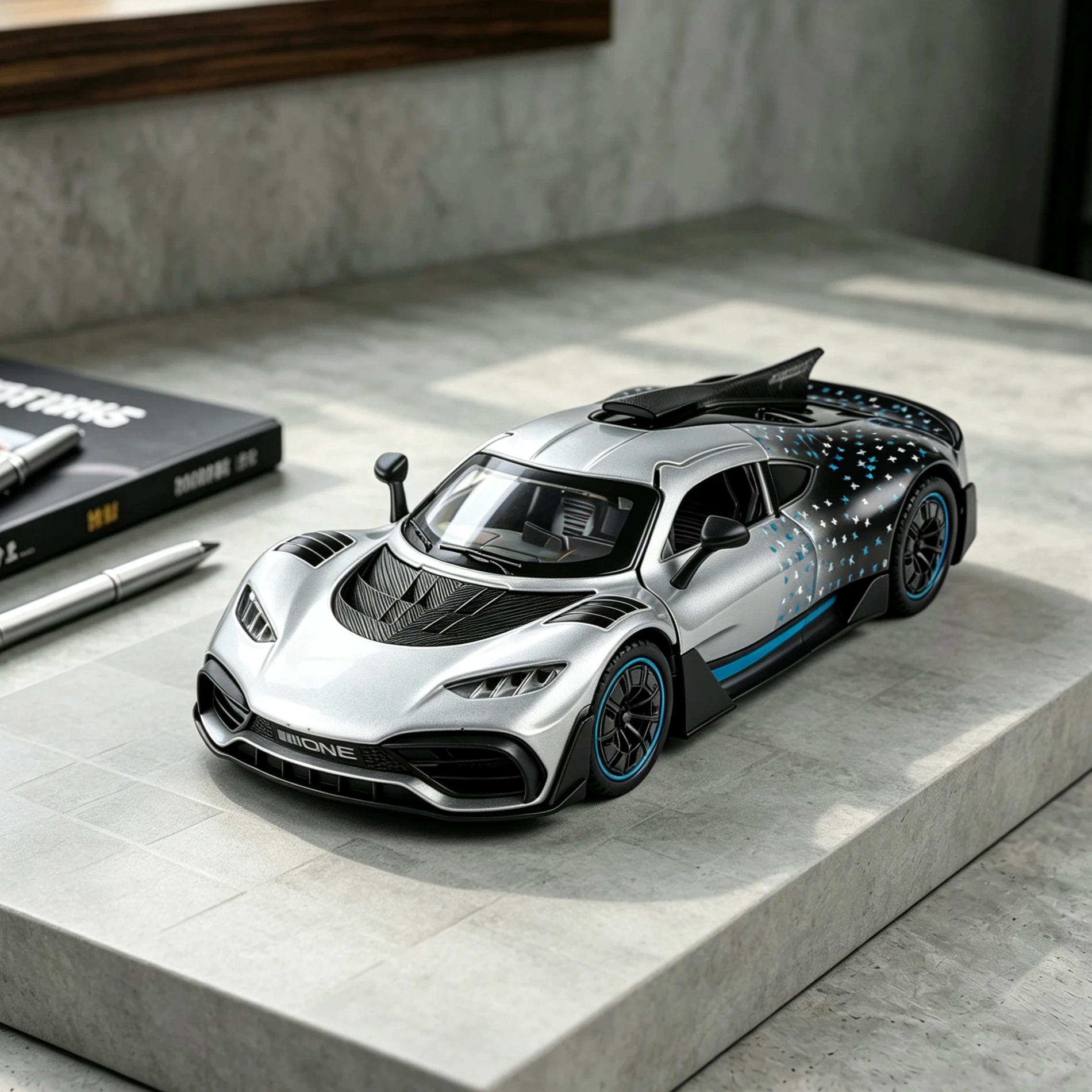 1:32 ONE ONE Supercar Alloy Die Cast Model Car Sound Light Car Holiday Gift For Friend Present