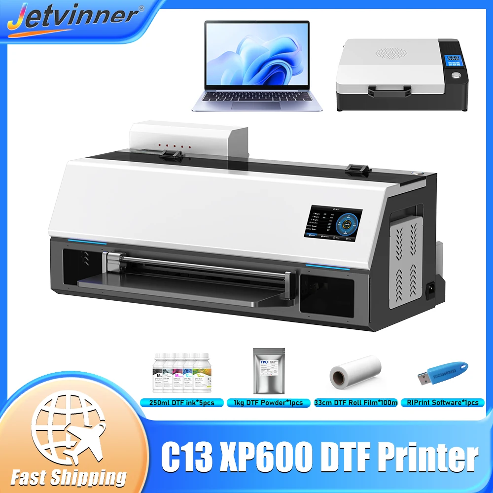 

A3 DTF Printer For Epson XP600 Print head Direct to Film Transfer Printer 13inch DTF Printer T shirt Printing Machine For Fabric