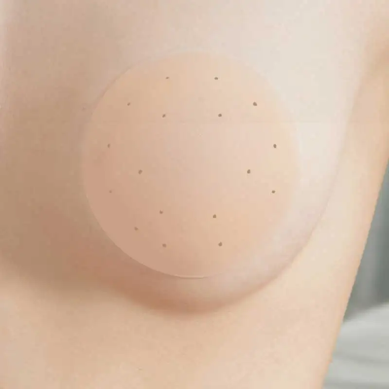 Self-adhesive Patch Suit for Sensitive Skin Summer Non-sticky Chest Stickers Silicone Ultra Thin No Trace Invisible Nipple Cover