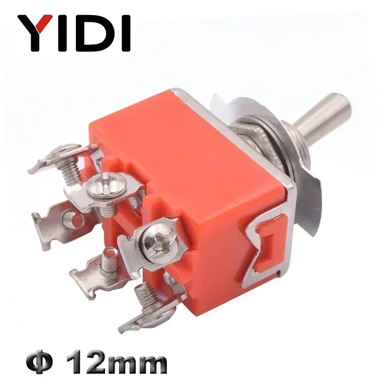 10pcs Toggle Switch E-TEN 1322 1021 1122 1221 1321 3pin 6pin on-off SPST SPDT Switch 6pin on-off-on on-on DPDT Waterproof Cap