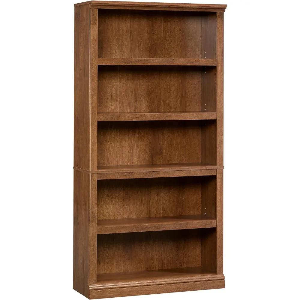 

Sauder Miscellaneous Storage 5 Split Bookcase/Book Shelf, L: 35.28" x W: 13.23" x H: 69.76", Oiled Oak finish