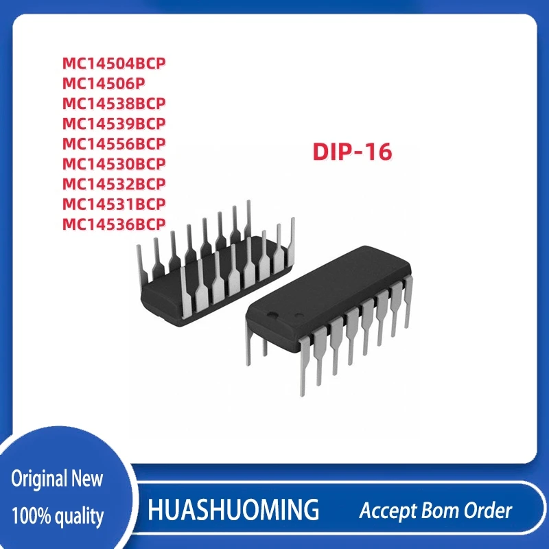 10Pcs/LOT  MC14504BCP MC14506P MC14538BCP MC14539BCP MC14556BCP MC14530BCP MC14531BCP MC14532BCP MC14536BCP MC14534BCP DIP