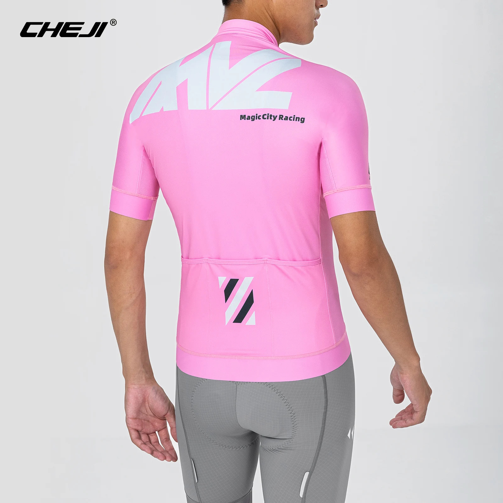 CHEJI-Men's Short Sleeved Quick Drying Cycling Jerseys,Sports Tops,Breathable Clothing,High-Quality Cycling Equipment,Summer,New