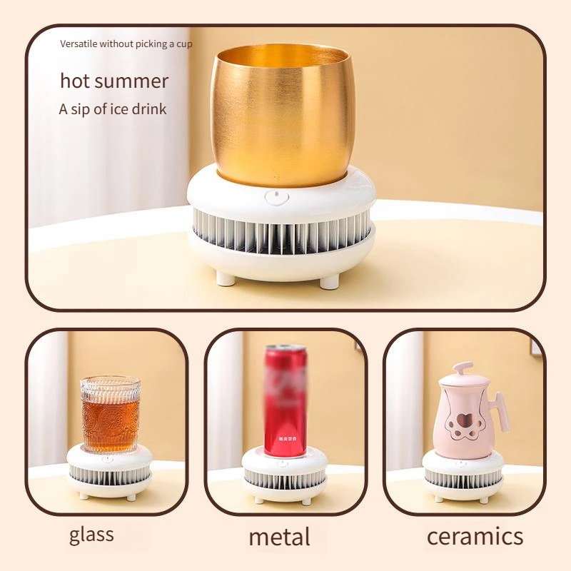 ماكينة صنع الثلج كوب تبريد البيرة السريعة الصغيرة، مبرد سريع، تبريد كهربائي للمشروبات، أجهزة منزلية للمكتب #4