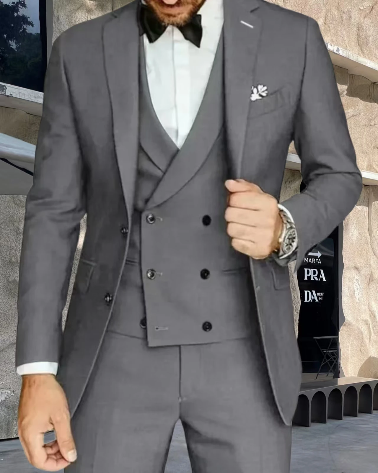 Heren Effen Kleur Smoking Pakk - Men'S Formal Wear Waistcoat recensie en prijs