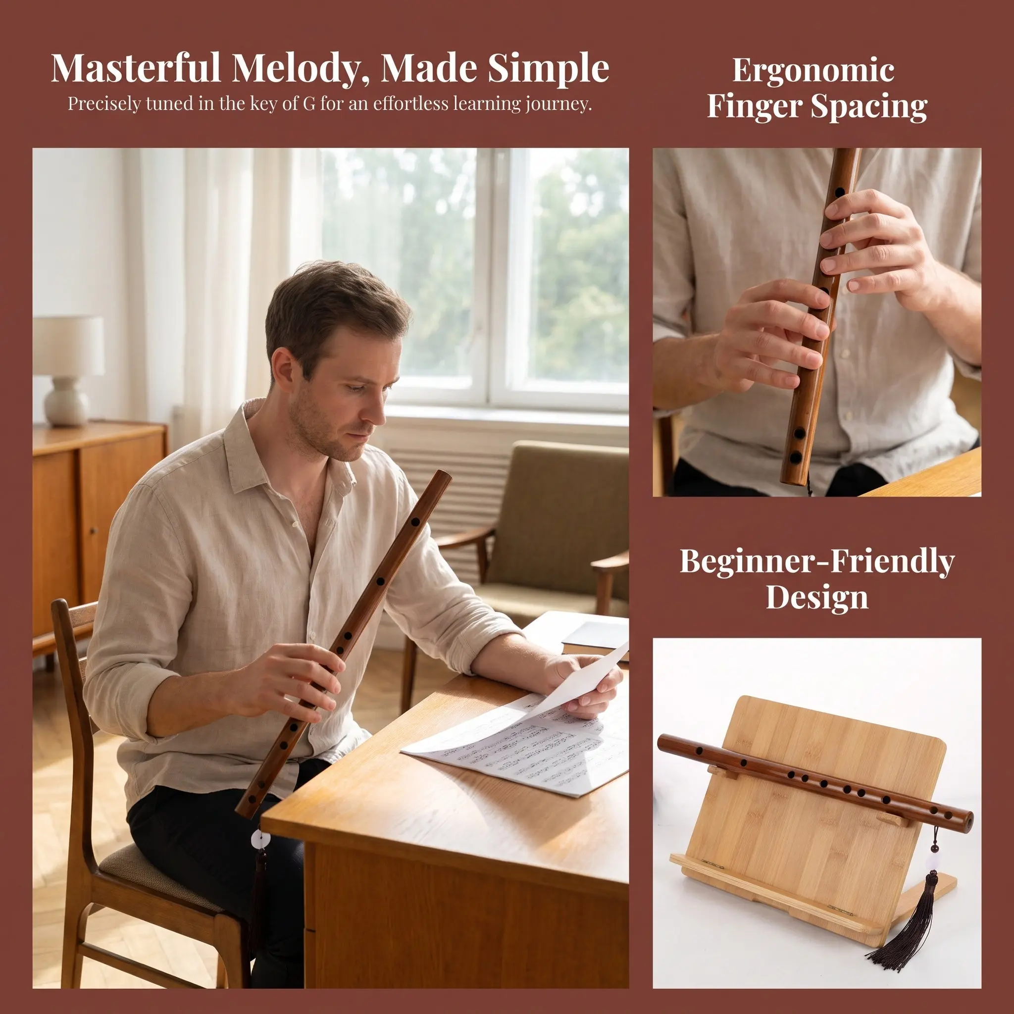فلوت ديزى صيني من الخيزران بتص - مراجعة Musical Instrument Groups وسعره