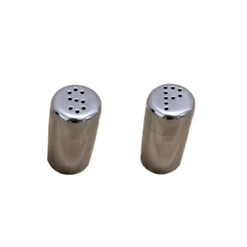 2pcs High Quality Hot Selling for Stainless Steel Mini Spice Jars, Portable Outdoor Salt and Pepper Shakers