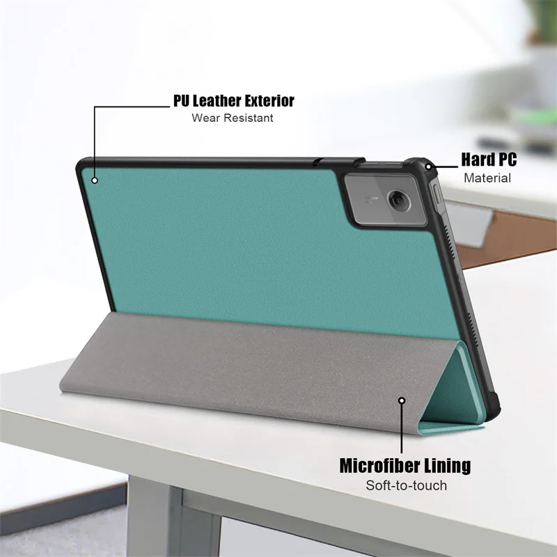Dreifach Faltbare Hülle für Lenovo Tab Idea 11 TB336ZU mit Auto-Wach-/Schlaf-Funktion Stoßfeste PC-Abdeckung für Lenovo Tablet – Detail 5