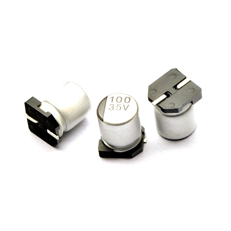 10pcs Smd Aluminum Electrolytic Capacitor 25v10uf 6.3v 10v 16v 25v 35v 50v 10uf 22uf 47uf 100uf 220uf 330uf 1000uf