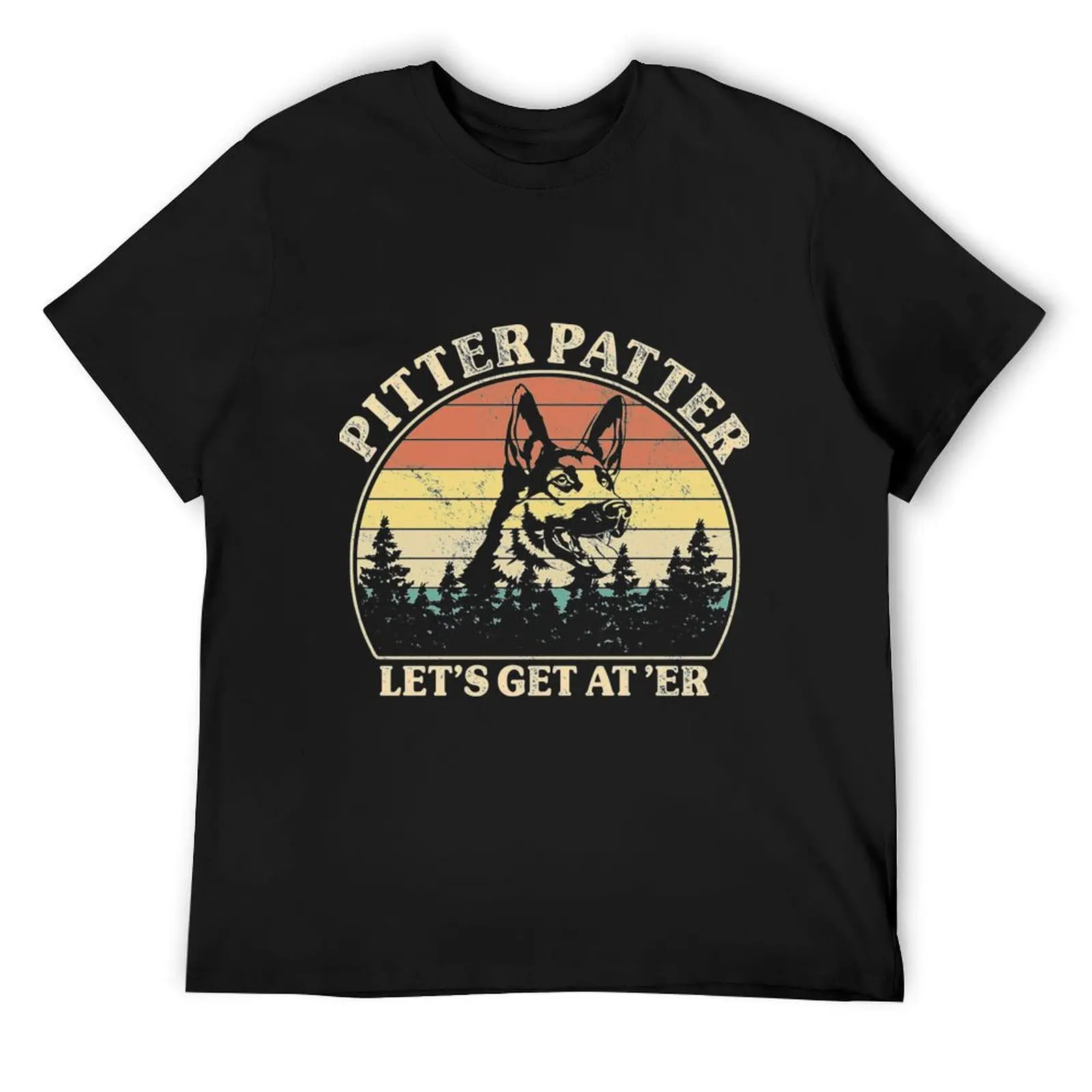 Letterkenny Pitter Patter Arch Logo Dog T-ShirtPitter Patter Let's get at 'er T-Shirt