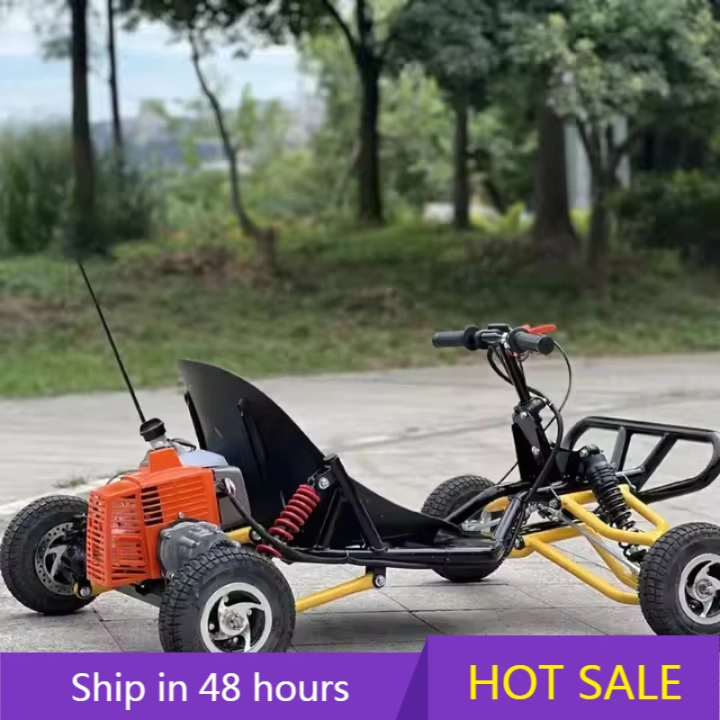

YTYIN 90cc Gas Powered Buggy Kart Single Seat Off Road Manufacturer for Adults Racing High Speed Outdoor Adventures