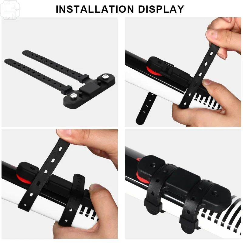 Bicycle Water Bottle Mount Adaptor Silicone Gel Bandage Kettle Cage Strap Seatpost Fork Frame Install Holder Adapter view 4
