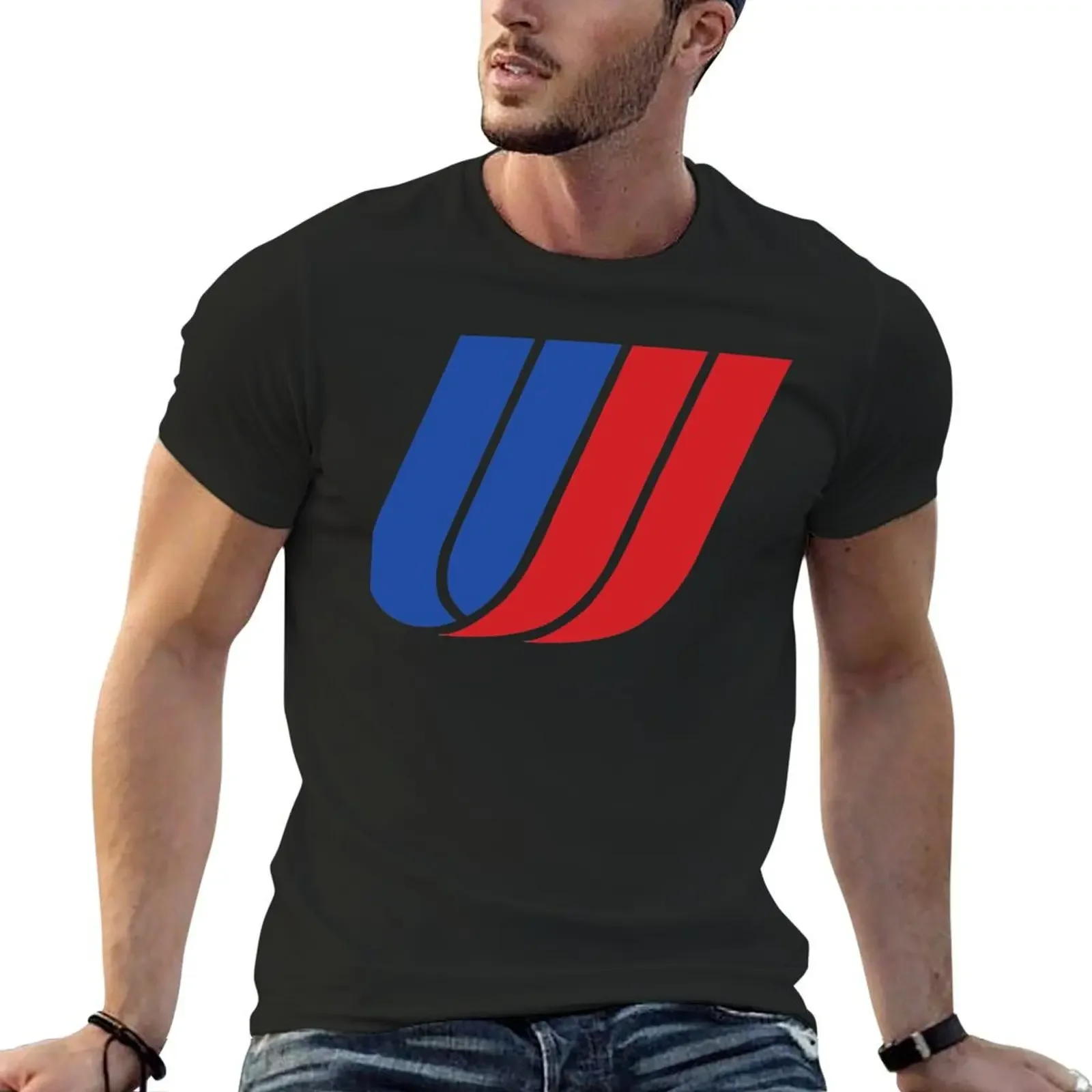 

United Airlines (1974) Logo T-Shirt oversized graphic tee korean fashion new edition mens designer clothes