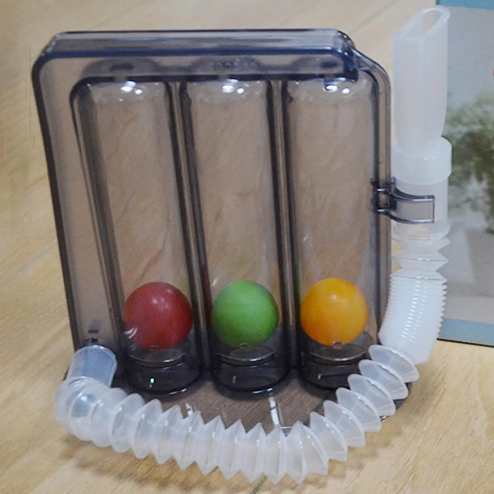 Breathing Trainer Incentive Spirometer Respiratory Inspiratory Exerciser, Practicing Yoga Meditation Breathing