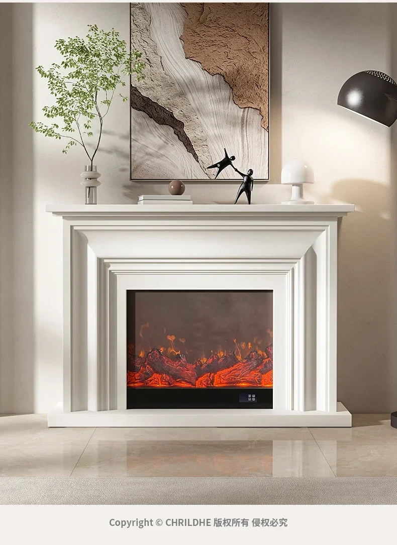 

Hot salesHot salesItalian minimalist simulation flame electronic heating fireplace, modern minimalist living room decoration cab