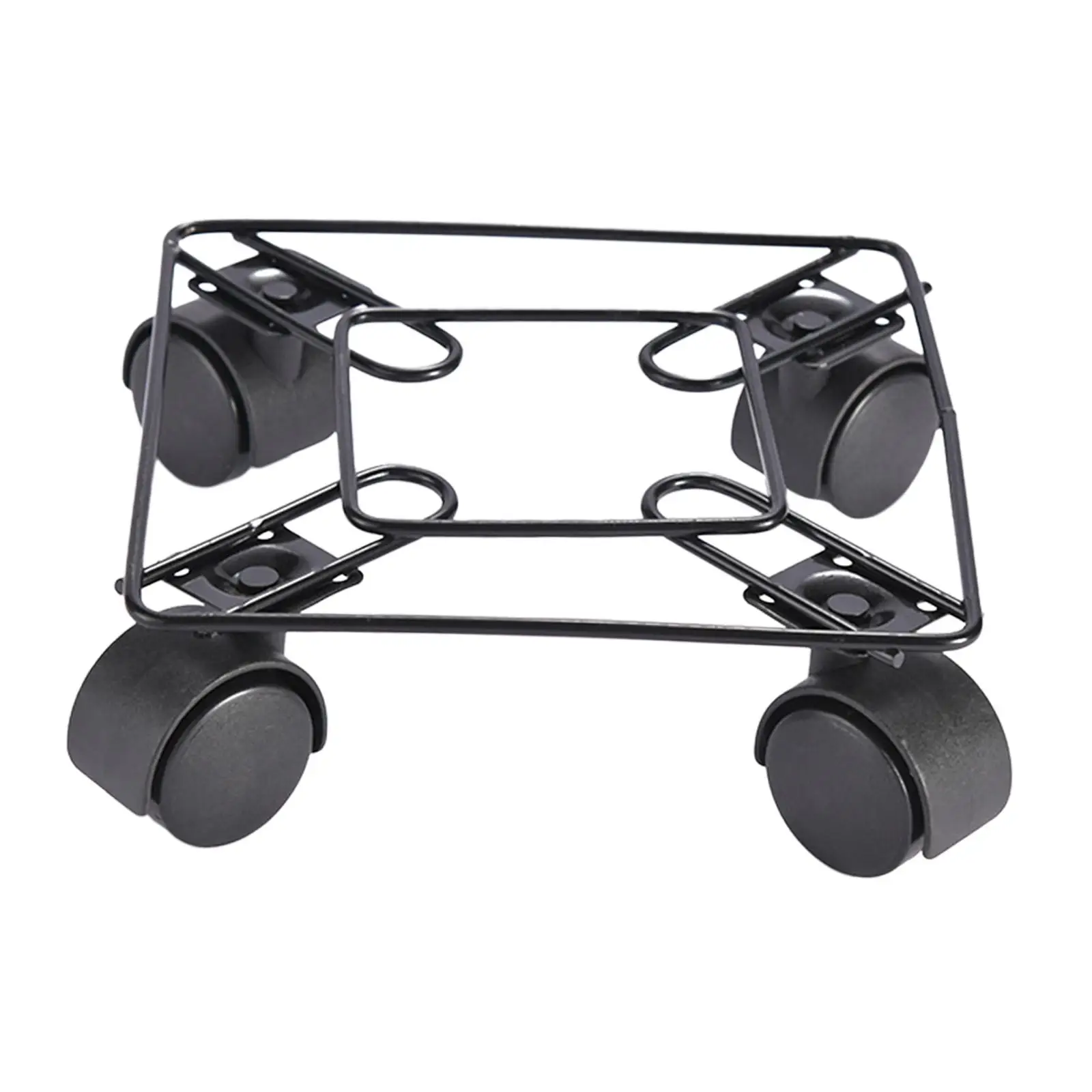 Square Potted Plant Mover Stand with Wheels Multifunctional Pallet Trolley for Home, Office, Shop, or Garden