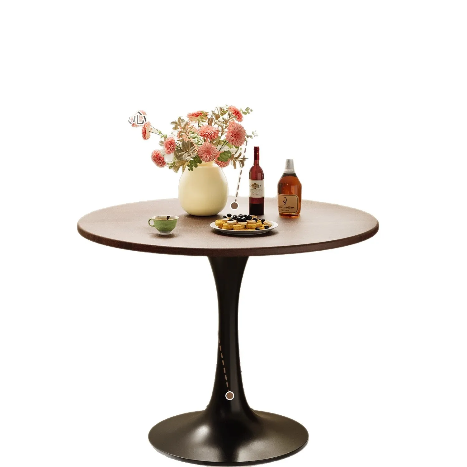 Casual negotiation table, small roundtable, home round diningtable, dinintable, balcony milk tea shop, coffee able, coffe