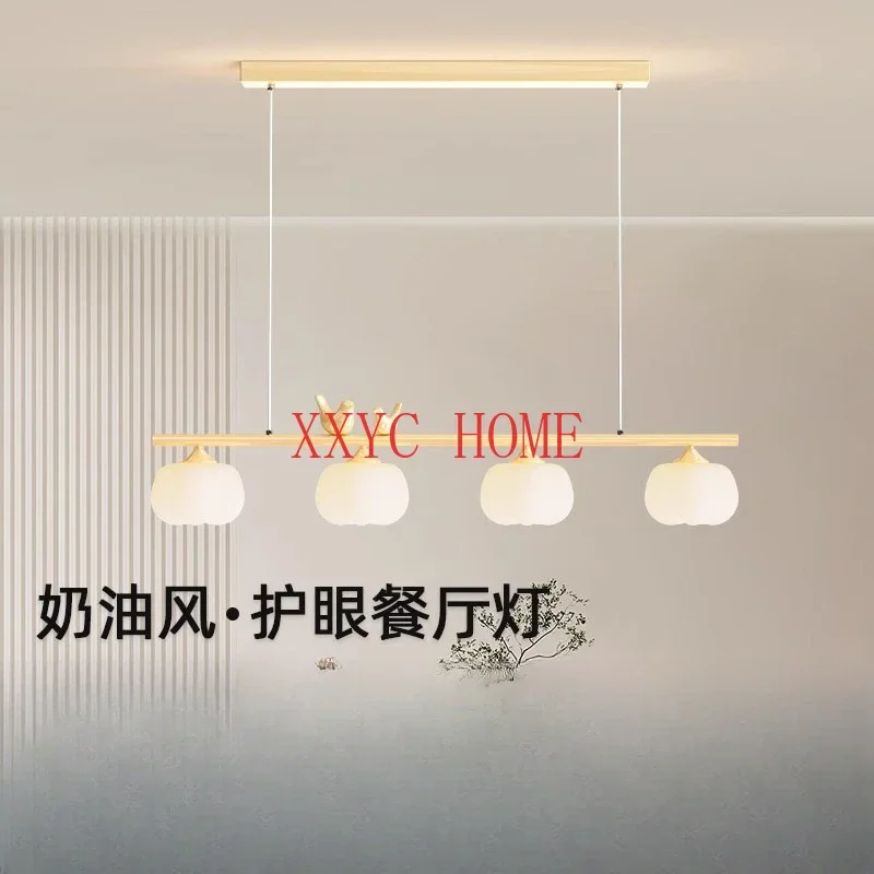 

Dining Room Chandelier Nordic Pumpkin Dining Table Bar Lamp Silent Style Dining Table Hanging Line Lamp Zhongshan Lamps
