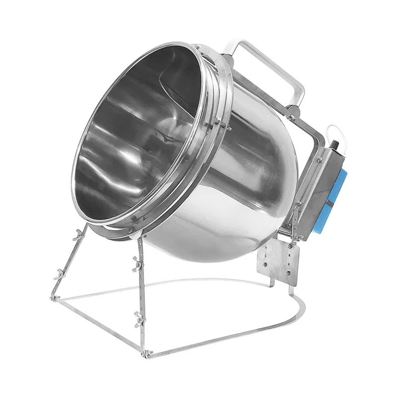 Stainless Steel Stir Fryer, Large Capacity Automatic Flipping and Cooking Machine, Home Outdoor Barbecue, Kitchen
