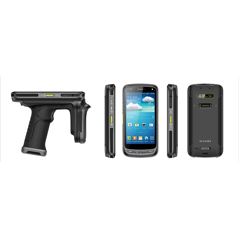 Scanmax SM72 865-868MHz Android 11 Long Range Handheld UHF RFID Reader with NFC Function Impinj E710/R2000 Engine 900+ Tags/Sec
