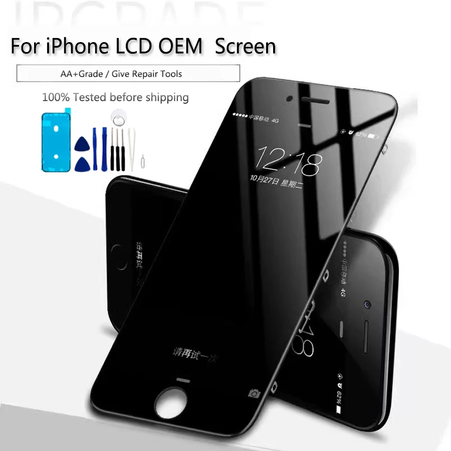 

Wholesale OEM LCD For iPhone 6 6s 7 8 Plus X XS XR 11 12 13 Mini 14 Pro Max In Stock Screen Display Assembly Give Repair Tools