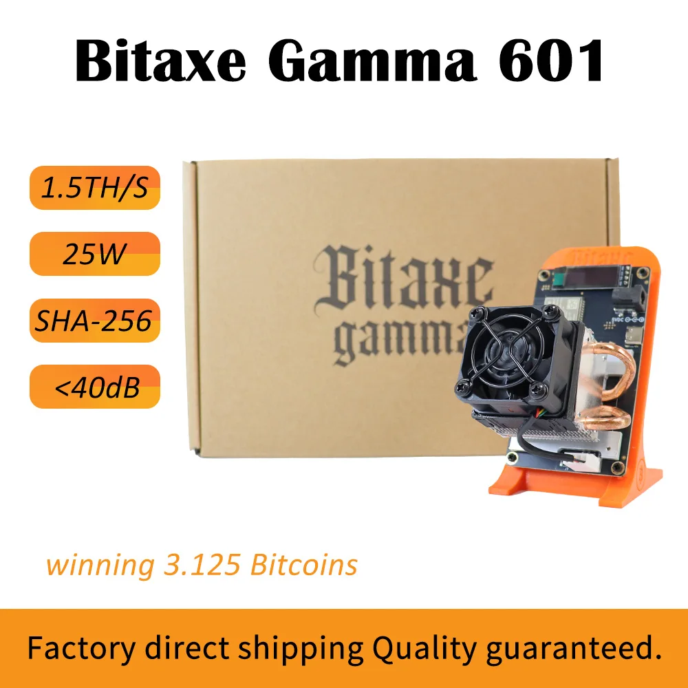 

Новый Bitaxe Gamma 601 1.5TH/S Bitcoin-майнер 2026 года, 20 Вт, сверхнизкое энергопотребление, бесшумный, для домашнего майнинга, SHA256 ASIC криптомайнер