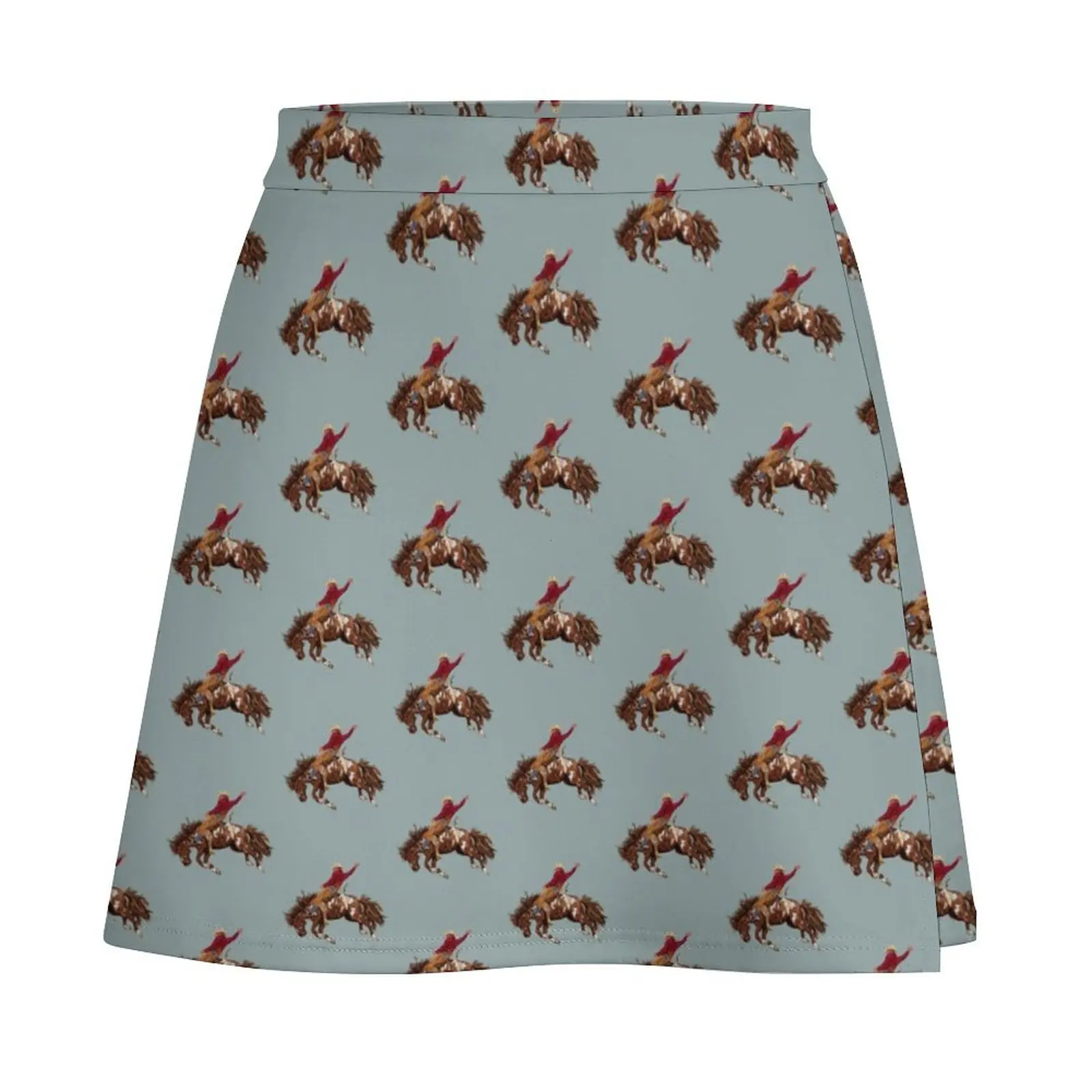 Vintage rodeo cowboy Mini Skirt skirt sets night club women Mini Skirt