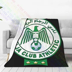 Raja Club Athletic Casablanca Morocco Blanket Home Bedroom Sofa Cover Faux Fur Mink Decorative Sofa