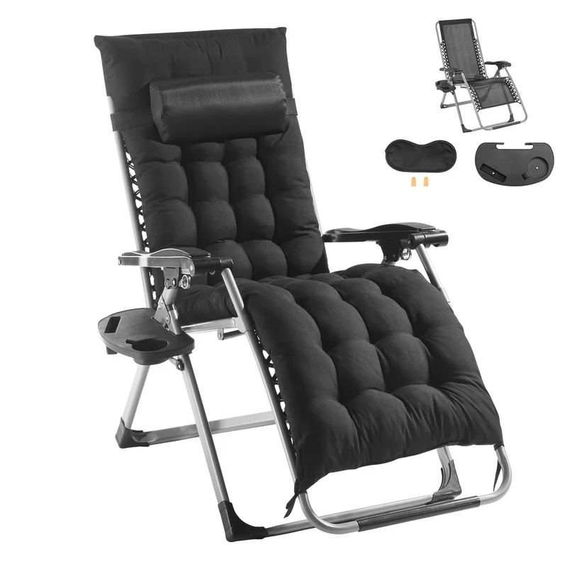 

Zero Gravity Recliner Chair 26" Indoor Outdoor Lounge Chair