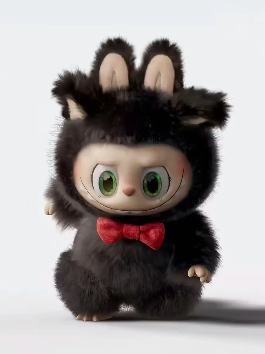 New POP MART Labubu The Monsters Cat Mode on Series Vinyl Doll Pendant collection Action Figure gift