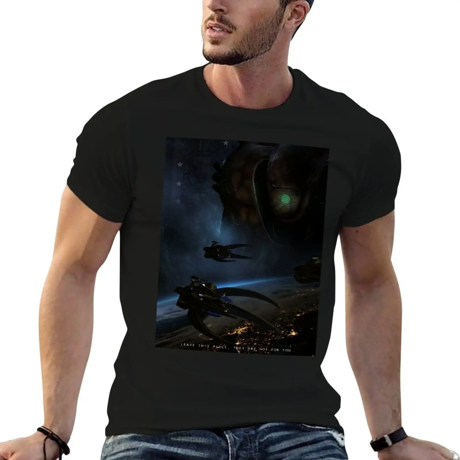 

Babylon 5 - Ambassador Kosh T-Shirt anime tshirt men t shirt cotton 100% black cotton t-shirt plain for man package T-shirt