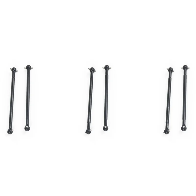 

B24C-6Pcs Metal Rear Drive Shaft Dogbone 7191 For ZD Racing DBX-10 DBX10 10421-S 9102 1/10 RC Car Spare Parts Accessories