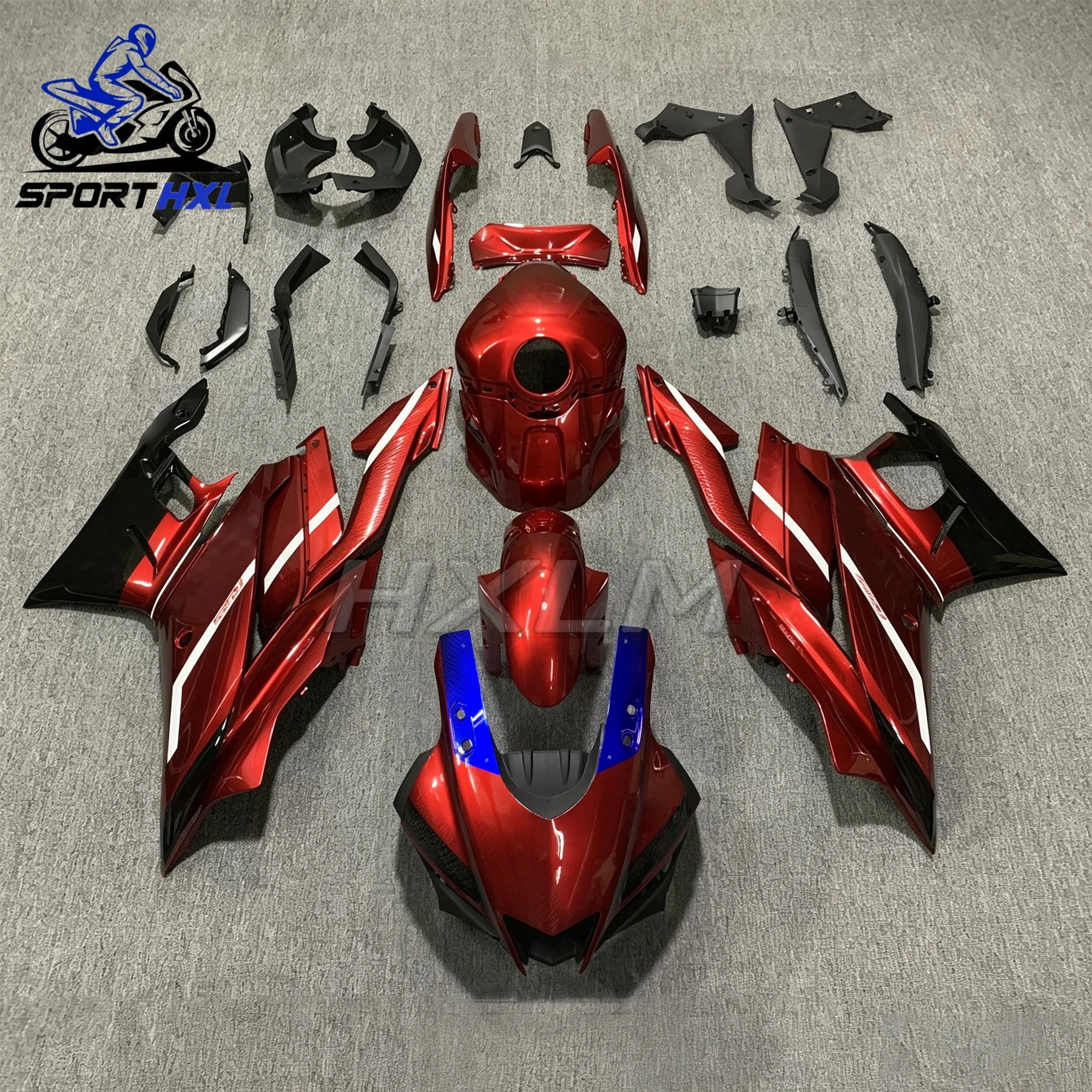 For Yamaha YZF-R3 19 20 21 22 23 24 Bodywork fairing Full fairing kit Fairing kit Bodywork fairing kit Custom ABS Injection